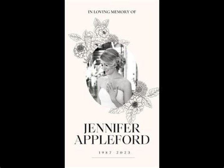 Jenny Appleford Death News | What Happened To Her