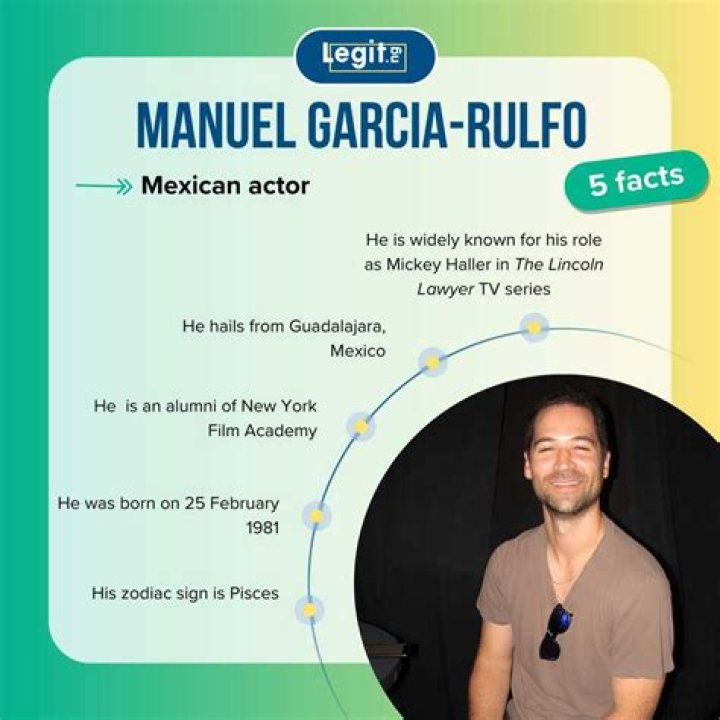 Manuel Garcia-Rulfo Bio, Age, Net Worth, Profession